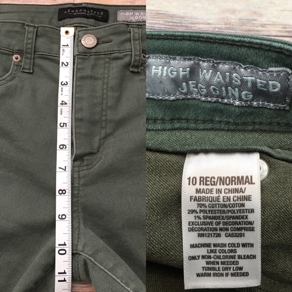 SOLD 10 Aeropostale Skinny High Waisted Jeggings - Picture 4 of 8